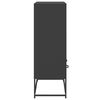 vidaXL Highboard Schwarz 68x39x111,5 cm Stahl