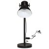 vidaXL Schreibtischlampe 25 W Schwarz 17x17x60 cm E27