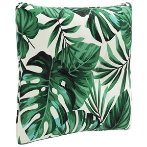 vidaXL R R&uuml;ckenkissen PUTTEN 100 % Polyester Blattmuster