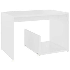 vidaXL Beistelltisch Wei&szlig; 59x36x38 cm Holzwerkstoff