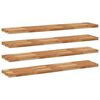 vidaXL Schweberegale 4 Stk. 120x30x4 cm Massivholz Akazie &Ouml;lbehandelt