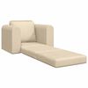 vidaXL Schlafsofa Creme 98 x 71 x 83 cm Stoff