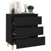 vidaXL Sideboard Schwarz 60x35x69 cm Holzwerkstoff