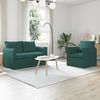 vidaXL Sofa Set 2 pcs Dunkelgr&uuml;n 196 x 82 x 85 cm Stoff
