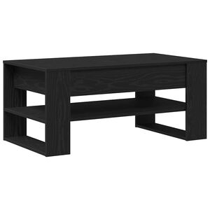 vidaXL Couchtisch Schwarz Eichen-Optik 102 x 55 x 45 cm Holzwerkstoff