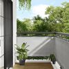 vidaXL Balkon-Sichtschutz Hellgrau 75x800 cm 100 % Polyester-Oxford