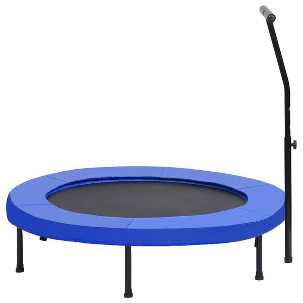 vidaXL Fitness Trampolin mit Griff und Sicherheitspolster 122 cm