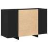 vidaXL Sideboard Schwarz 120 x 41 x 75 cm Holzwerkstoff