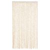 vidaXL Fliegenvorhang Beige und Wei&szlig; 100x230 cm Chenille