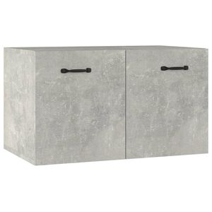 vidaXL Wandschrank Betongrau 60x36,5x35 cm Holzwerkstoff