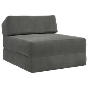 vidaXL Klappsofa Bett Dunkelgrau 60 x 70 x 41 cm Stoff