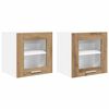 vidaXL H&auml;ngeschrank 2 stk. Artisan-Eiche Holzwerkstoff