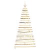 vidaXL Weihnachtsbaum Natur 180 cm Massives Eschenholz