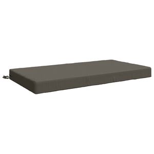 vidaXL Sitzkissen SOEST 100 % Polyester Grau 120 x 80 x 10 cm