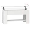 vidaXL Couchtisch Weiß 101x49x52 cm Holzwerkstoff