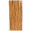 vidaXL Badezimmer-Waschtischplatte Massivholz Akazie 114x52x2,5 cm