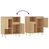 vidaXL Sideboard Sonoma-Eiche 60x35x70 cm Holzwerkstoff