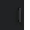 vidaXL Highboard Schwarz 34,5x34x180 cm Holzwerkstoff