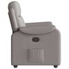 vidaXL Relaxsessel Taupe Stoff