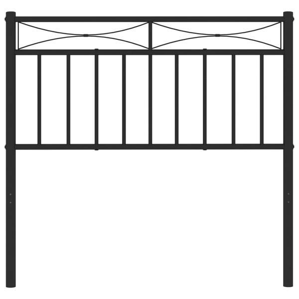 vidaXL Ersatz-Kopfteil Metall Schwarz 90 cm