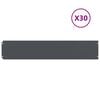 vidaXL Rasenkanten 30 Stk. Anthrazit 20x103 cm Kaltgewalzter Stahl