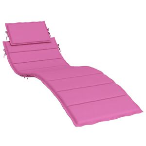 vidaXL Sonnenliegen-Auflage Rosa Oxford-Gewebe