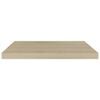 vidaXL Schwebende Wandregale 2 Stk. Eichefarben 60x23,5x3,8cm MDF