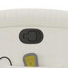 vidaXL Massagesessel mit Aufstehhilfe Creme Samt