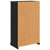 vidaXL Highboard Schwarz Eichen-Optik 60 x 35,5 x 103,5 cm