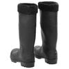 vidaXL Gummistiefel mit Herausnehmbarem Innenfutter Schwarz Gr. 40 PVC