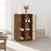 vidaXL Highboard Honigbraun 67x40x108,5 cm Massivholz Kiefer