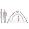vidaXL Campingzelt 4 Personen Grün Quick Release