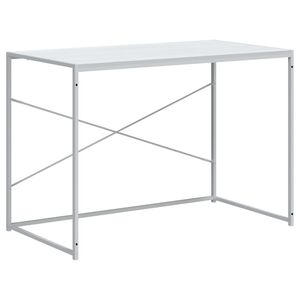vidaXL Computertisch Wei&szlig; 110x60x70 cm Holzwerkstoff