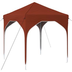 vidaXL Pop-up Partyzelt 194 x 194 x 245 cm Terrakotta