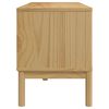 vidaXL TV-Schrank FLORO Wachsbraun 114x43x55 cm Massivholz Kiefer
