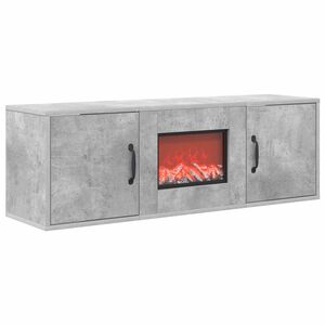 vidaXL Elektrokamin Beton 110 x 30 x 36,5 cm Holzwerkstoff