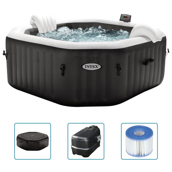 Intex Whirlpool mit Massage-Funktion Achteck PureSpa