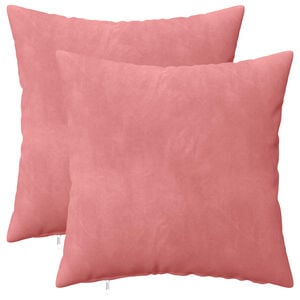 vidaXL Kissenbezug 2 pcs HEERLEN Rosa 30 x 30 cm Samt