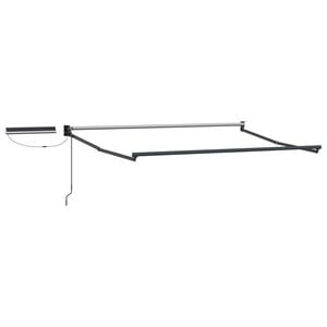 vidaXL Elektrisches Markisenrahmen Anthrazit 2,5 x 2 m Aluminium