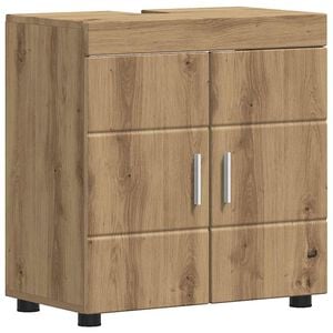 vidaXL Badezimmerschrank-Set TULUM Artisan-Eiche 60 x 34 x 63 cm