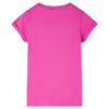 Kinder-T-Shirt Dunkelrosa 128