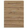 vidaXL Sideboard Artisan-Eiche 60 x 39 x 80 cm Holzwerkstoff