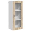 vidaXL Wandglas-Schrank LUCCA Sonoma-Eiche 40 x 31 x 100 cm