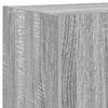 vidaXL TV-Wandschrank mit LED-Leuchten Grau Sonoma 100x35x31 cm
