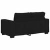 vidaXL 2-Sitzer-Sofa Schwarz 120 cm Stoff