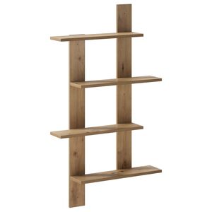 vidaXL Wandregal Artisan-Eiche 61 x 13,5 x 105 cm Holzwerkstoff
