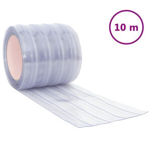 vidaXL T&uuml;rvorhang Transparent 200x1,6 mm 10 m PVC