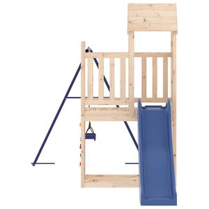 vidaXL Spielturm Massivholz Kiefer