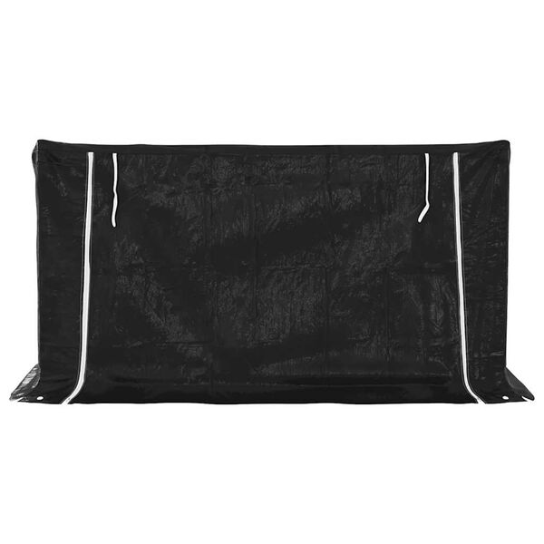 vidaXL Brennholzregal mit Regenschutz 200,5x100,5x110,5 cm