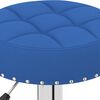 vidaXL Barhocker 2 Stk. Blau Stoff